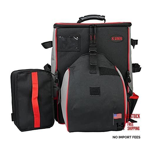 Tool Backpack Welder Backpack with helmet catch , big storage room for