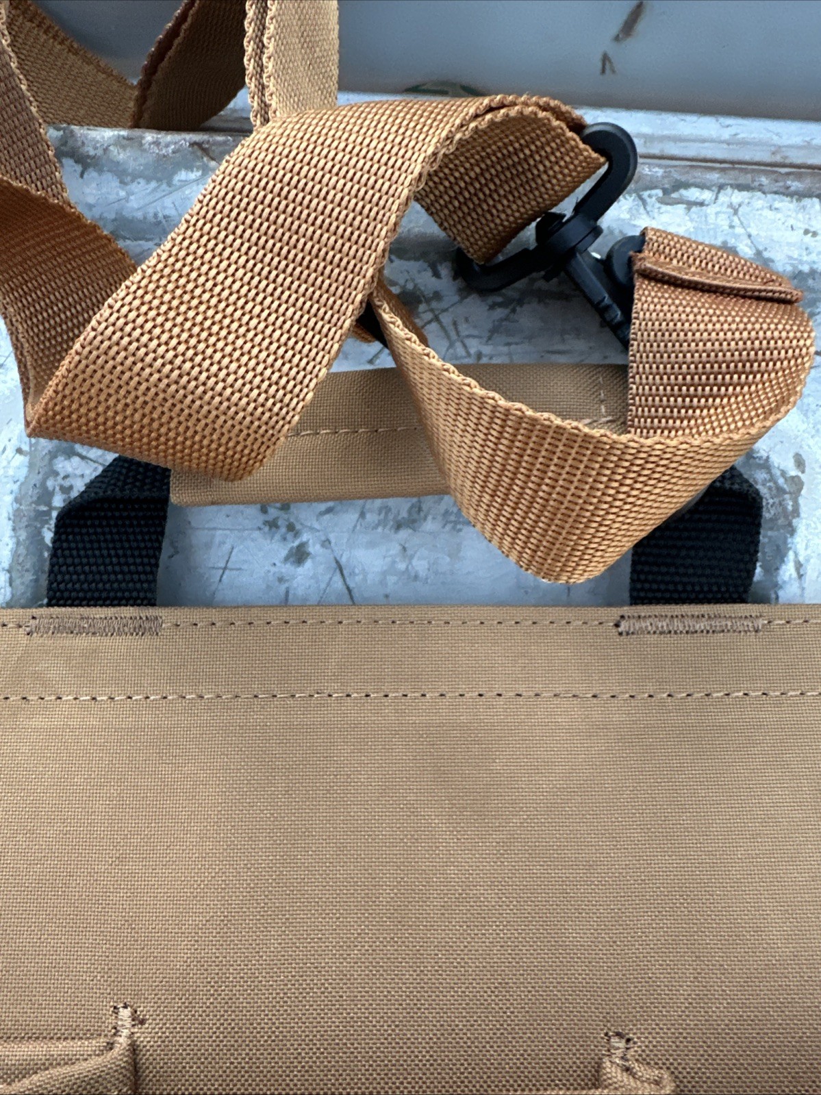 Carhartt Brown Six Pack Caddy – Defender Canvas w 6 Glass Bottle Can Insulated