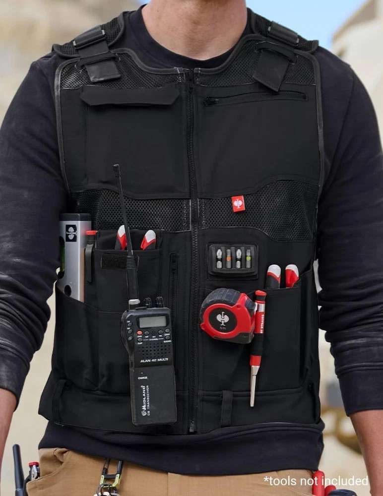 E.S.Iconic Tool Vest – Durable, Functional, and Stylish Workwear Solution