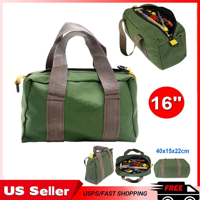 Portable Canvas Storage Bag Wrench Screwdriver Organizer Pouch Toolkit Tool NEW