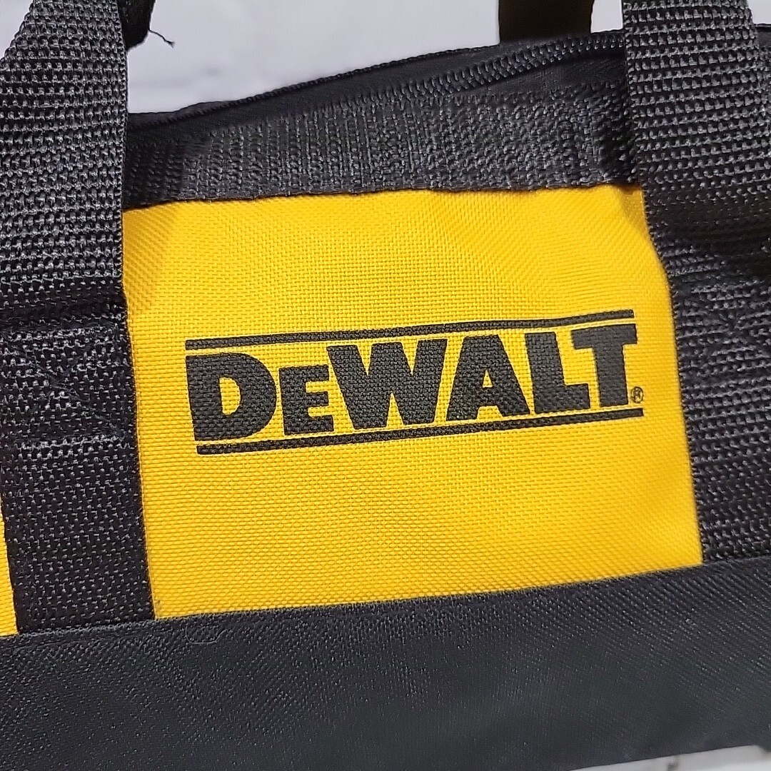 DeWalt Heavy Duty Ballistic Contractor Tool Bag Yellow Black Nylon Zippered