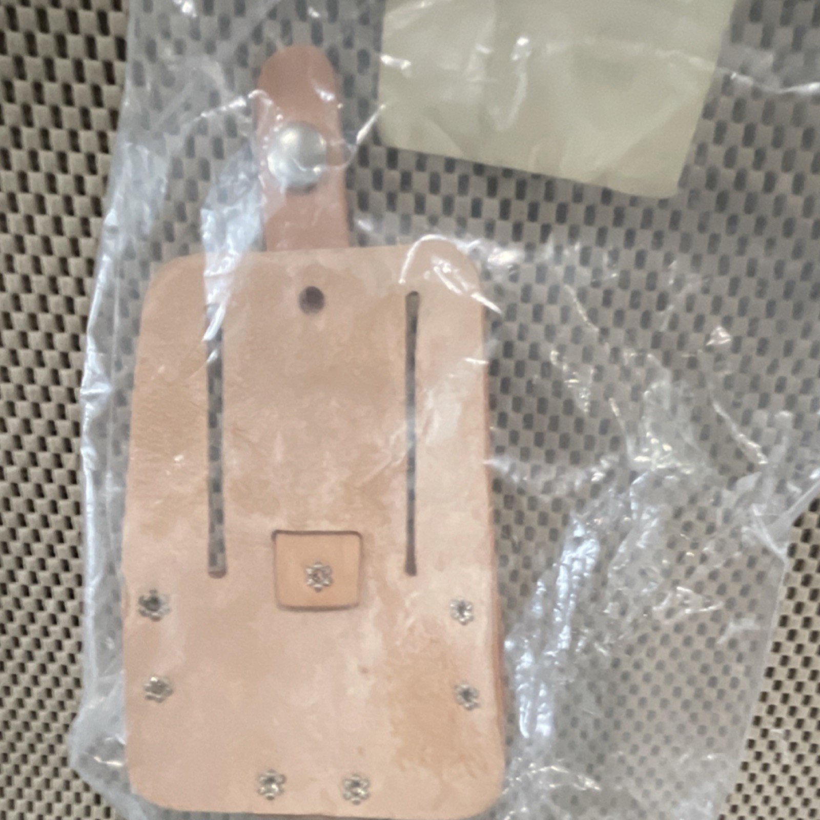 Greenlee 77CS Leather Case Beige Leather 08686 Cable Tester Holder 1 Item