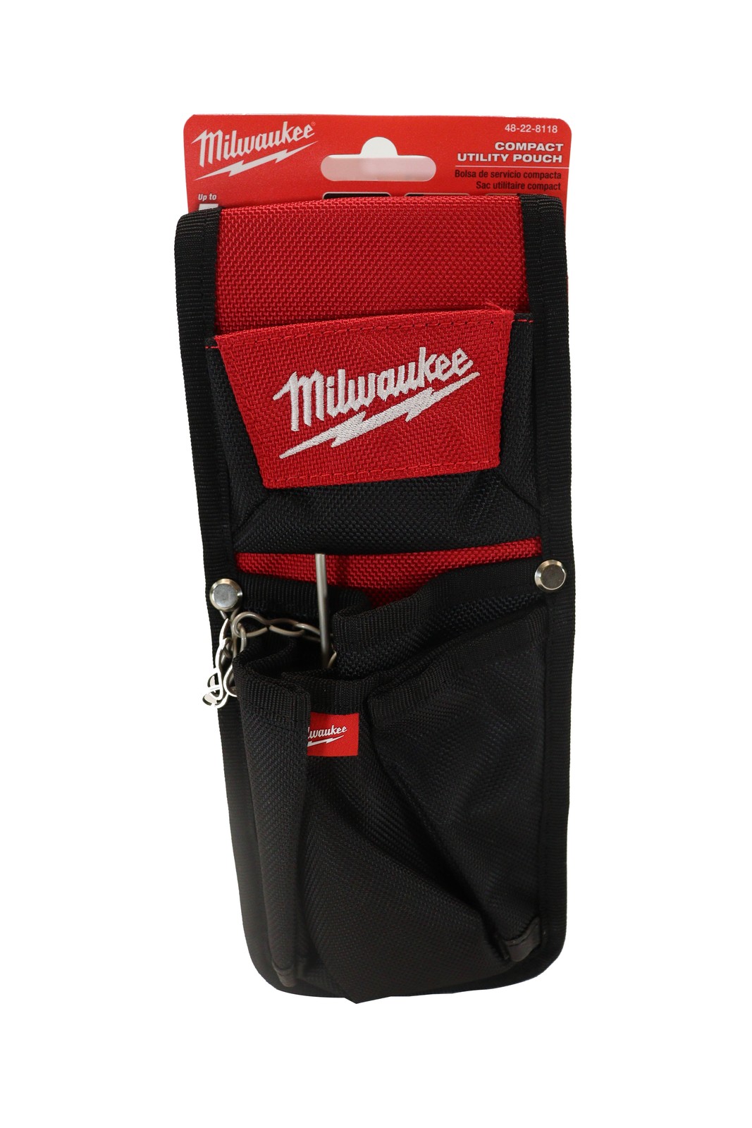 Milwaukee 48-22-8118 7-Pocket Compact Utility Pouch with Quick Attach Belt Loop