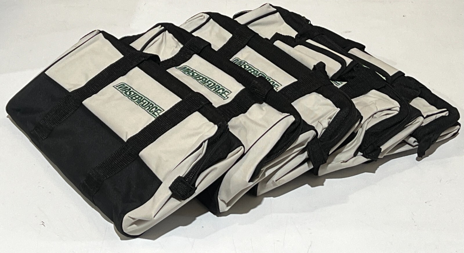 Lot of 5 Pieces: Masterforce 14″ Heavy Duty Nylon Tool Bag 14 x 8 x 8 – New