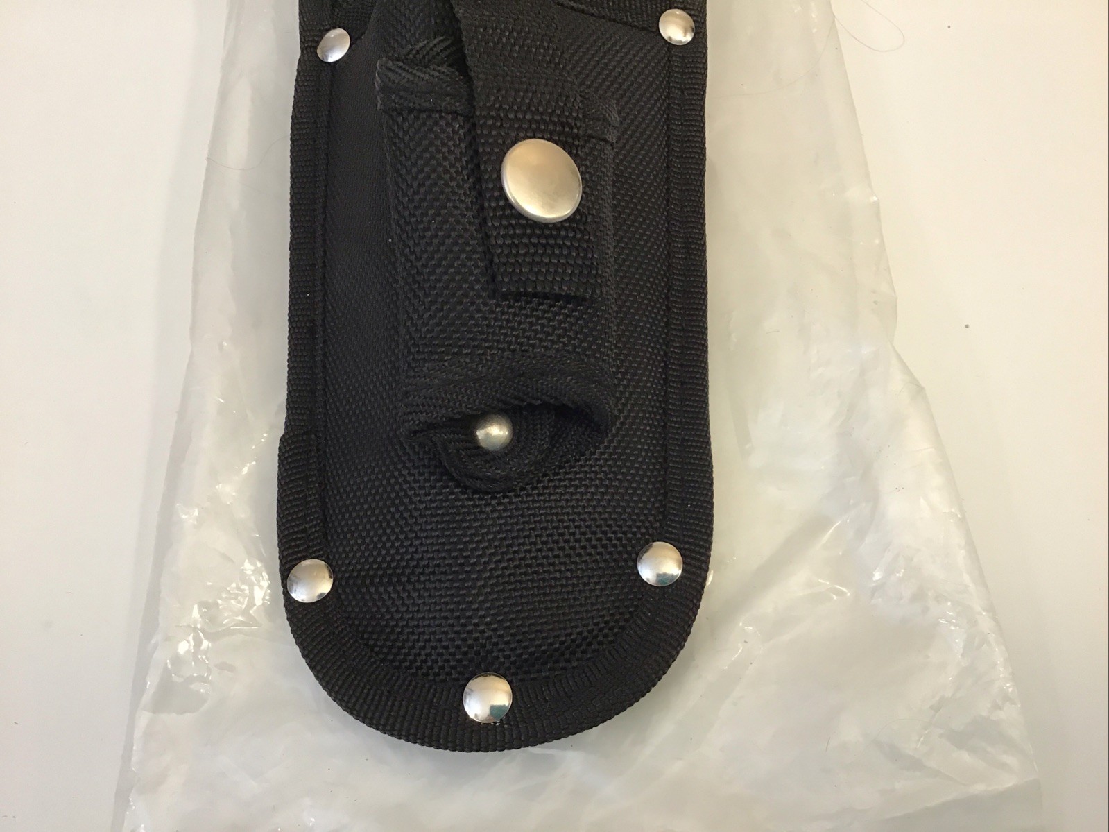 IPT 5.75” 1800D Ballastic Nylon Double Tool Holder 5 Steel Rivets Belt Clip/Loop