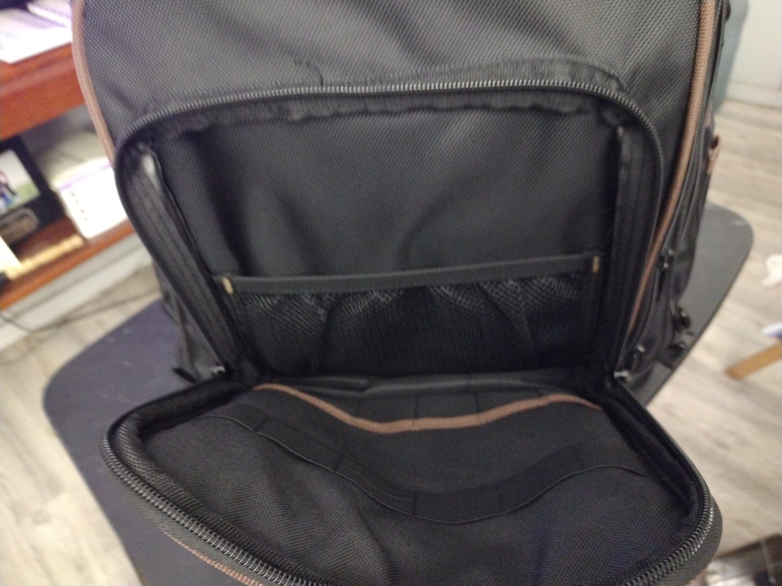 DFMINZU 1680D Heavy Duty Tool Backpack, Molded Base, Laptop Compartment, Etc.