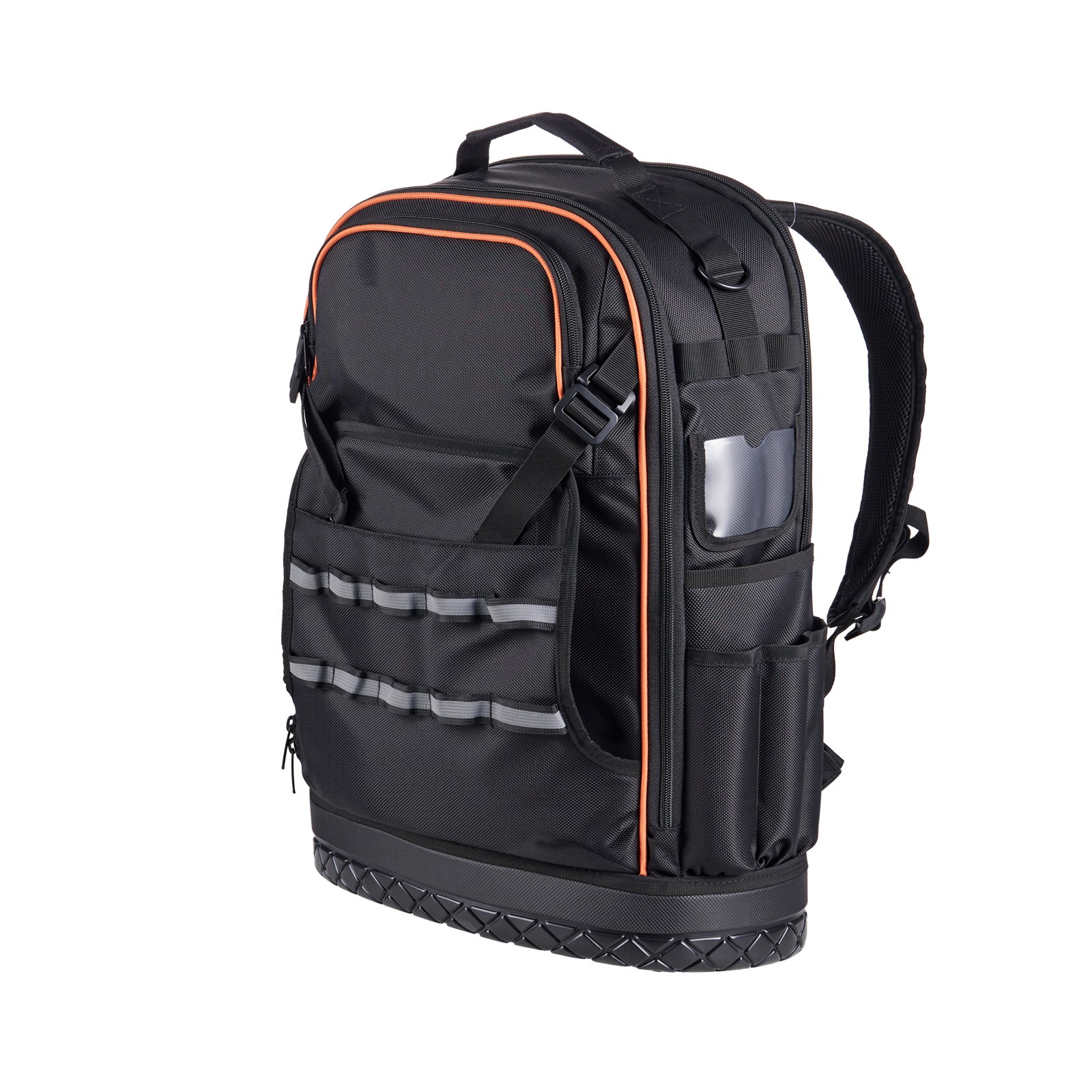 Tool Backpack with Tools 65 Pockets Tear-resistant Jobsite Backpack