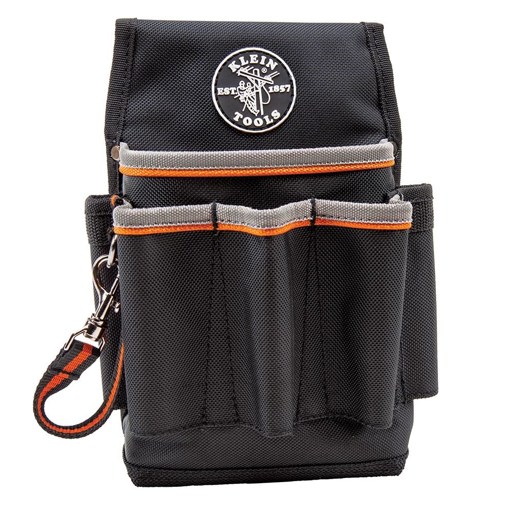 Klein Tools 5241 Tool Pouch Electrician Belt Bag Leather Tape Holder