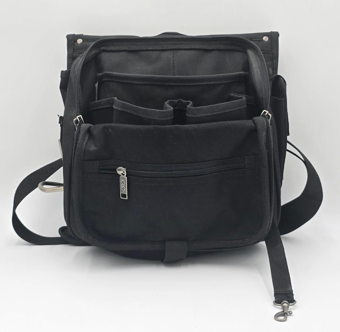 CLC Work Gear Black 23 Multi-Compartment Heavy Duty Tool Carrier Shoulder Strap