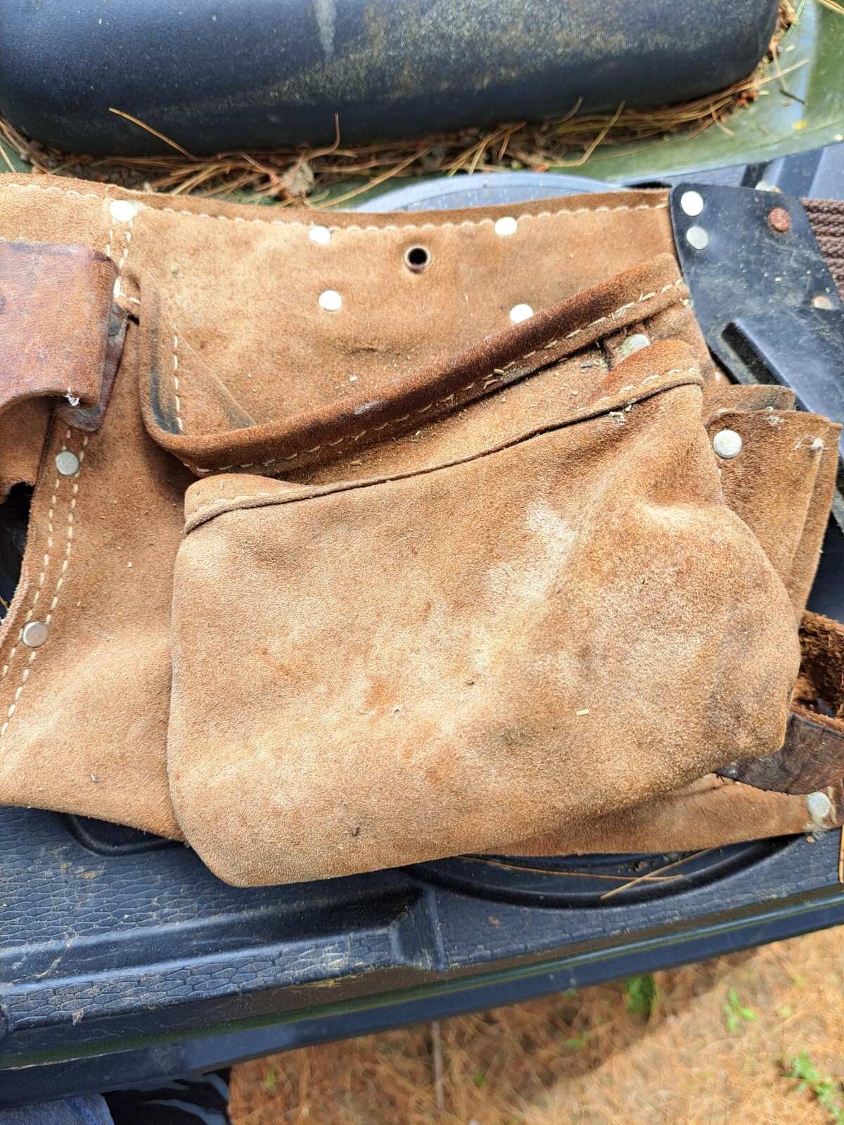Heavy Split Cowhide Multi-Pocket Tool Belt 490X by Nicholas High Qlty USA Made