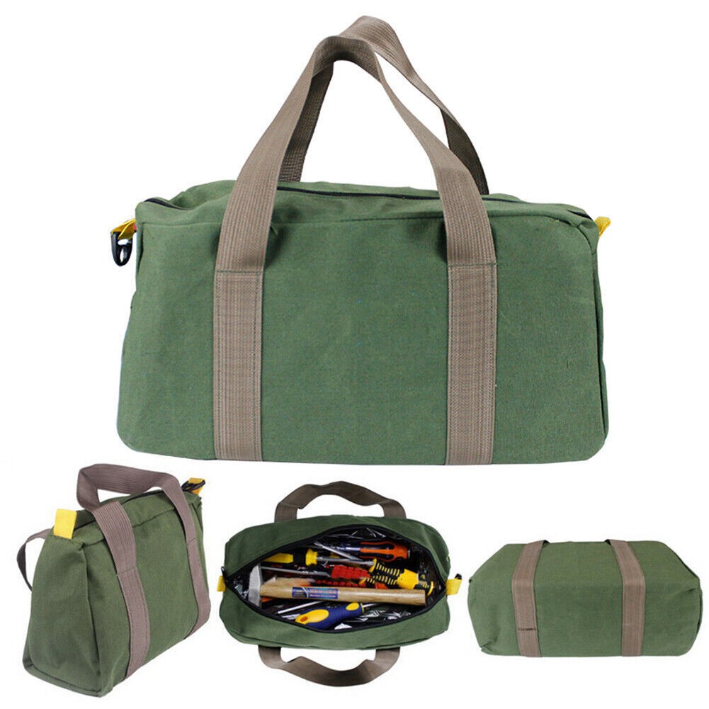 Waterproof Tool Pouch Bag Portable Storage Toolkit Hand Heavy Case Canvas Duty
