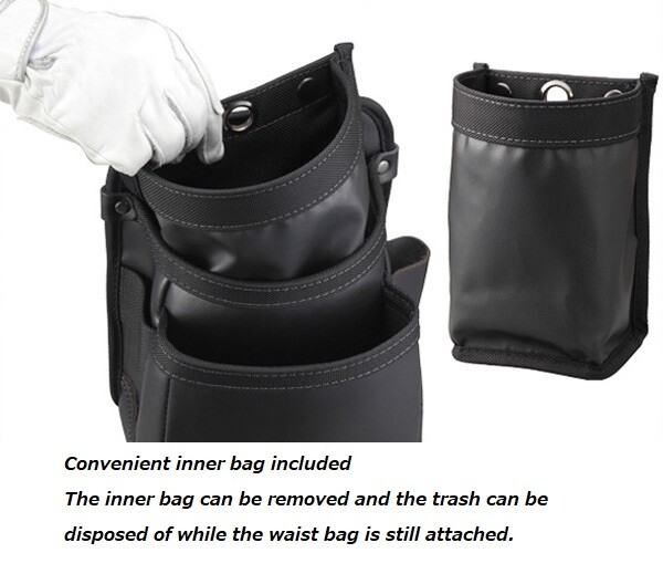 TAJIMA Tools Detachable Cow leather Tool Pouch 　Seff twin hooks Japan