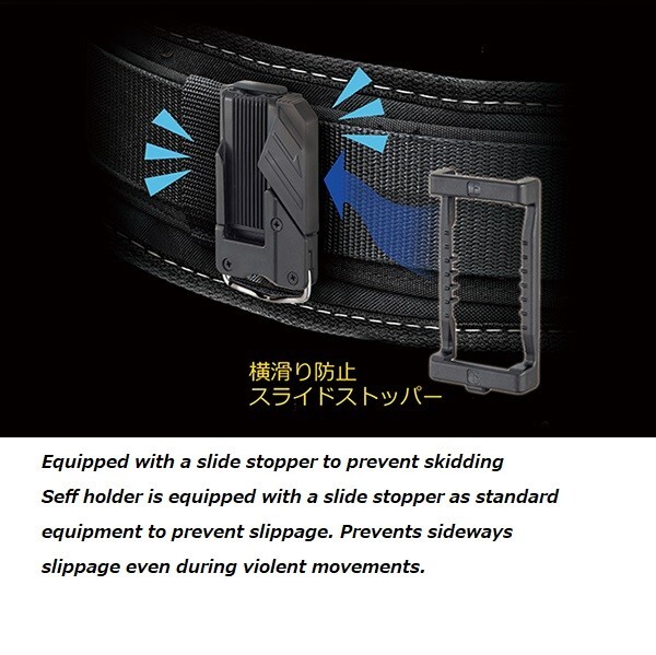 Tajima tools Detachable tool Holder Steel carabiner Large Double SFKHI-CLW