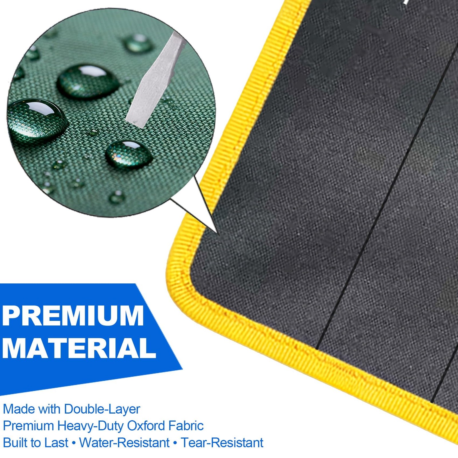 SAE 13 SAE Wrench Roll Up Pouch – Tool Roll – 13 Pockets 1/4-1 IN