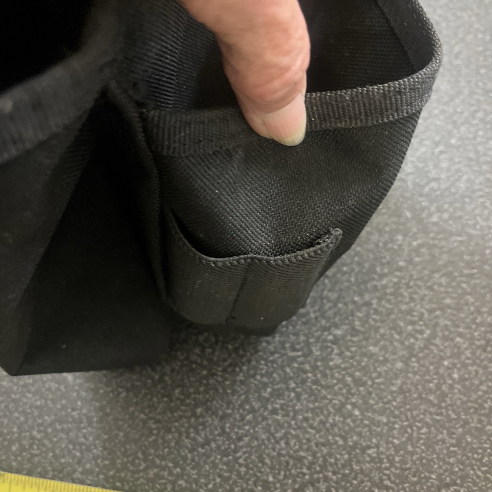 2 Duluth Trading Co Tool Pouches Black Canvas Top Hook
