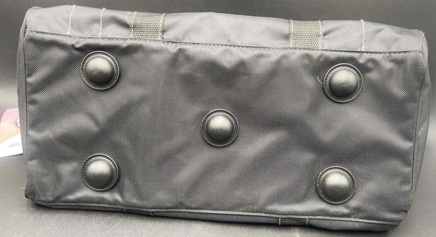 Swiss Military Multi Pocket Tool Satchel Large Black 16″ Bag Gray Heavy Duty NEW