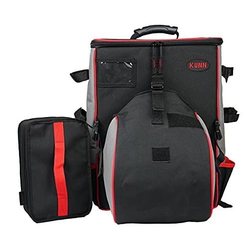 Tool Backpack Welder Backpack with helmet catch , big storage room for