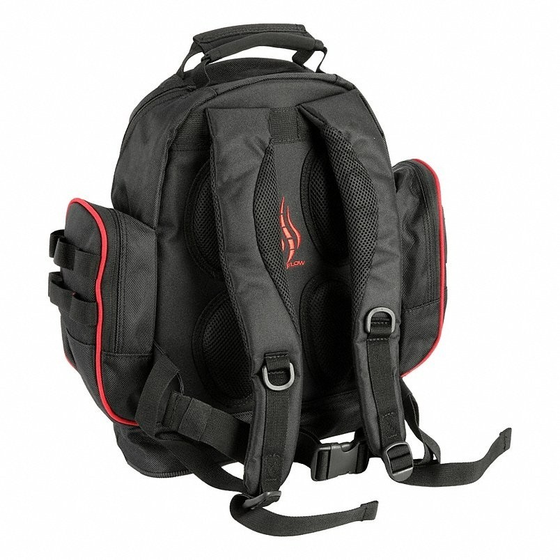 Westward 32PJ48 Heavy Duty Tool Backpack Bag Polyester Black Multi Pocket