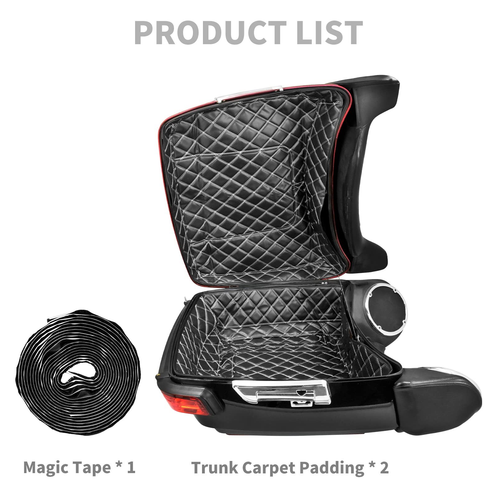 Motorcycle King Tour Pack Liners Touring Pak Inserts Fits for Harley Touring Roa