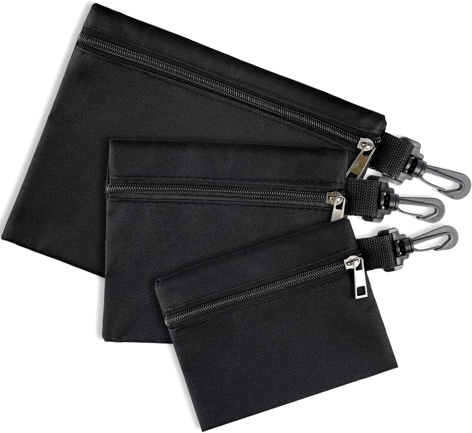 3 Pack Multipurpose Small Tool Bags Canvas Tool Bags 6 inc/6.5 in/9in 3 sizes