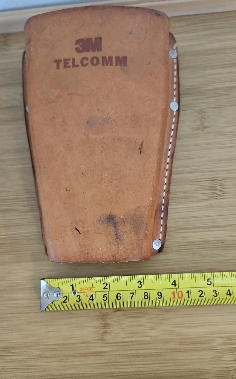 3M TELCOMM Leather Tool Holster Light Tan