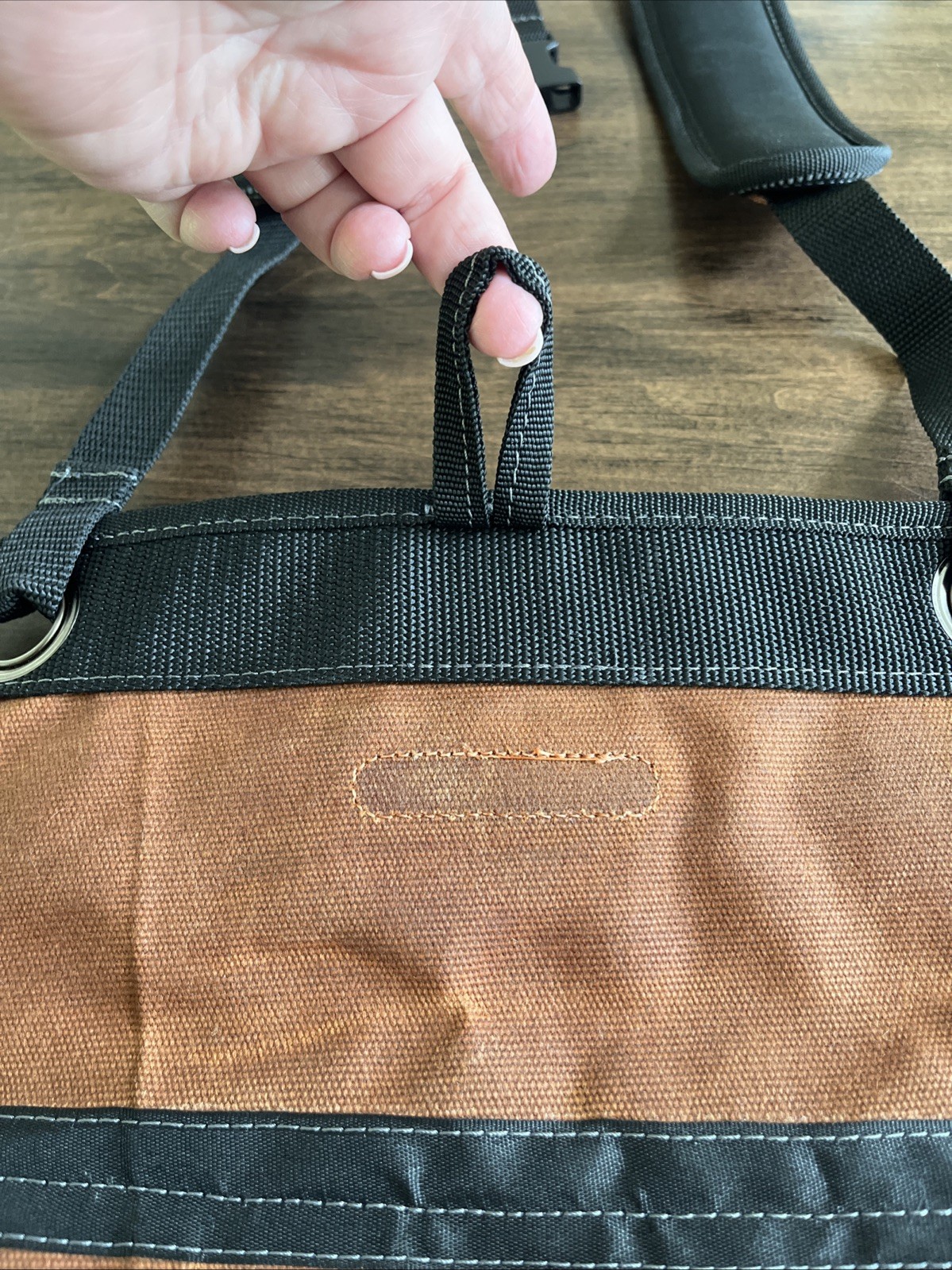 Welkinland Carpenter’s Adjustable Waxed Canvas Tool Workshop Apron NEW