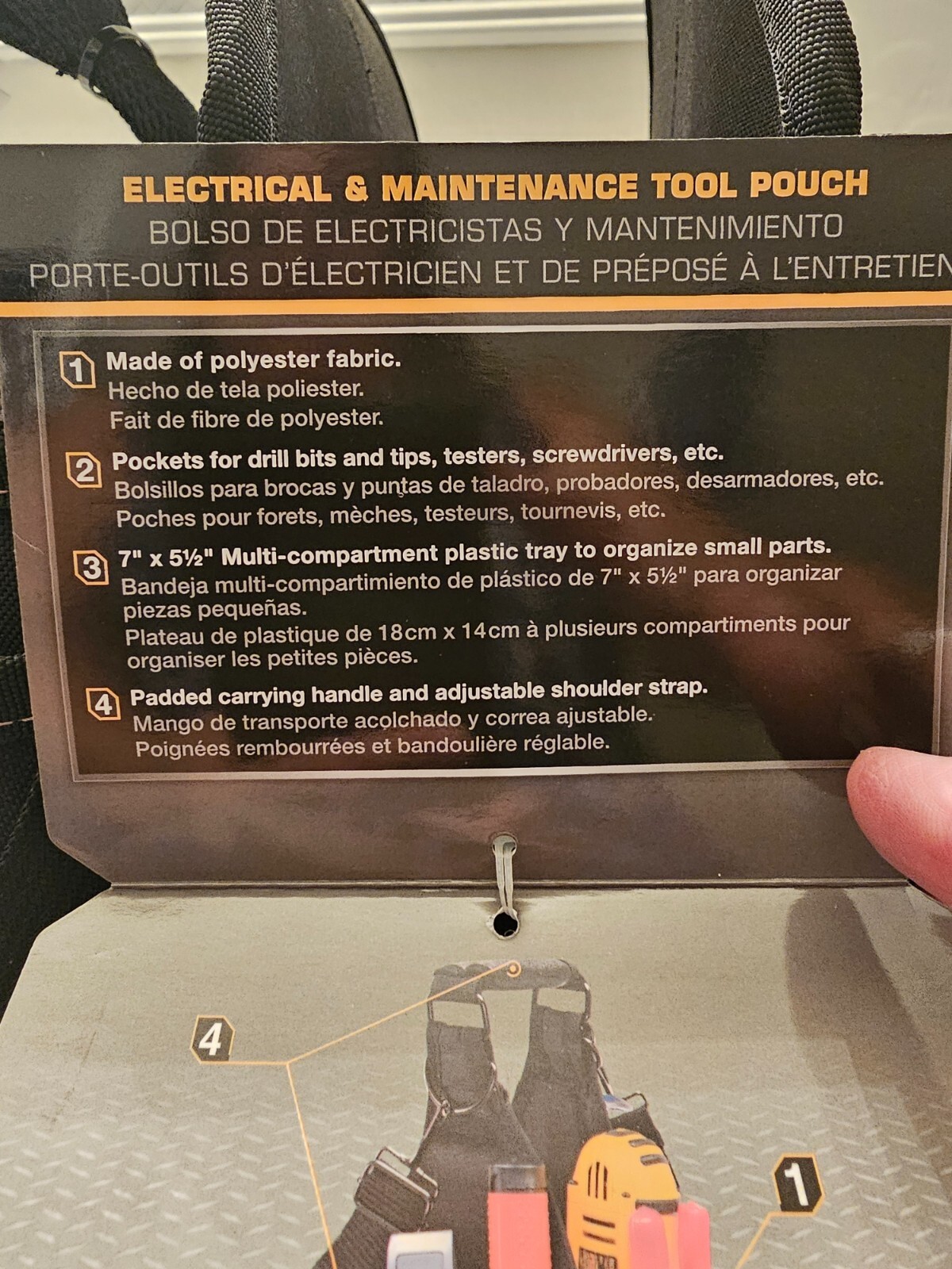 Electrical & Maintenance Tool Pouch – 25 pocket #1526