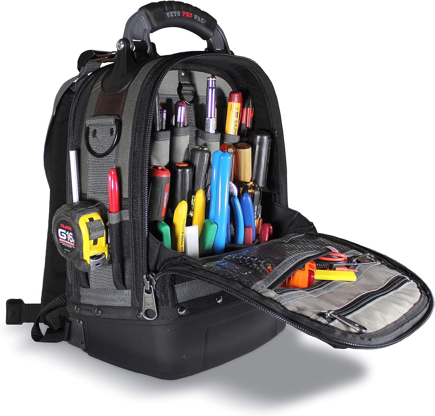 Veto Pro Tech Pac MC (Compact), Heavy duty, durable plastic handles