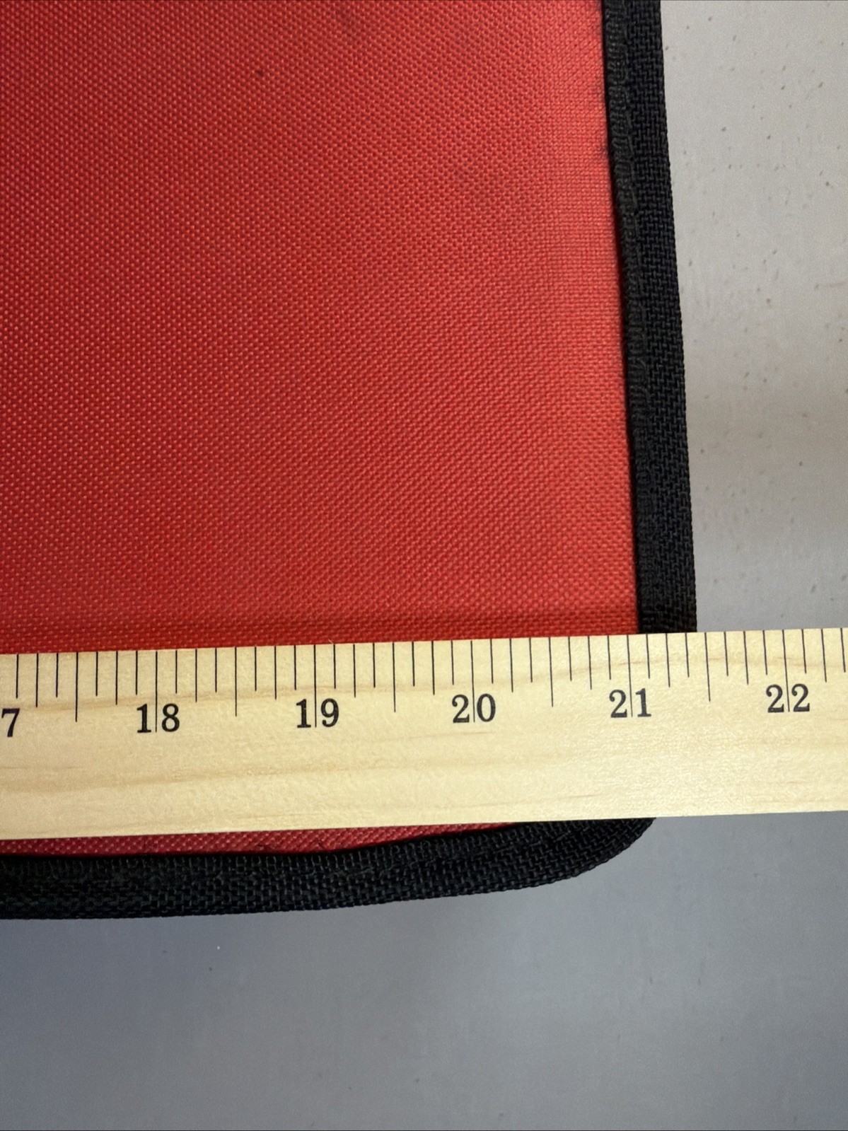Milwaukee Contractor Tool Bag Canvas Case Red Black w Straps Empty 21 x 10 x 4