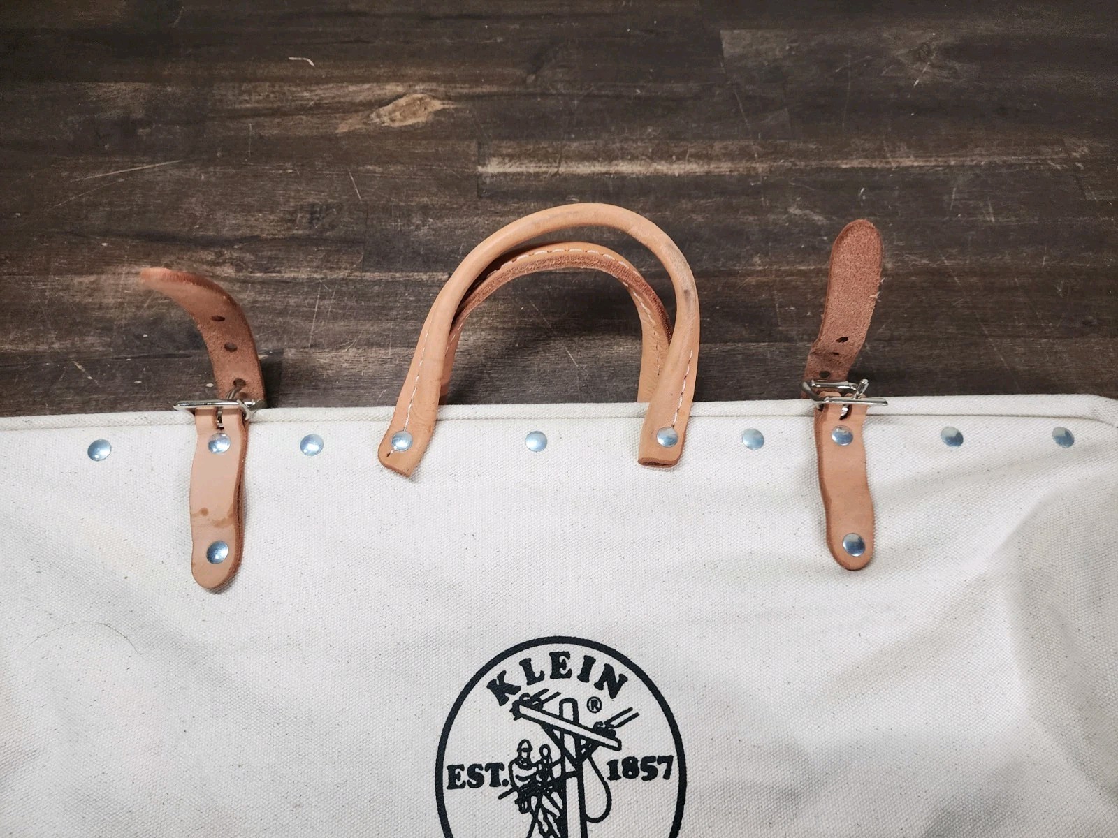 Vintage Klein Tools 5102-22 Canvas Tool Bag Made In USA