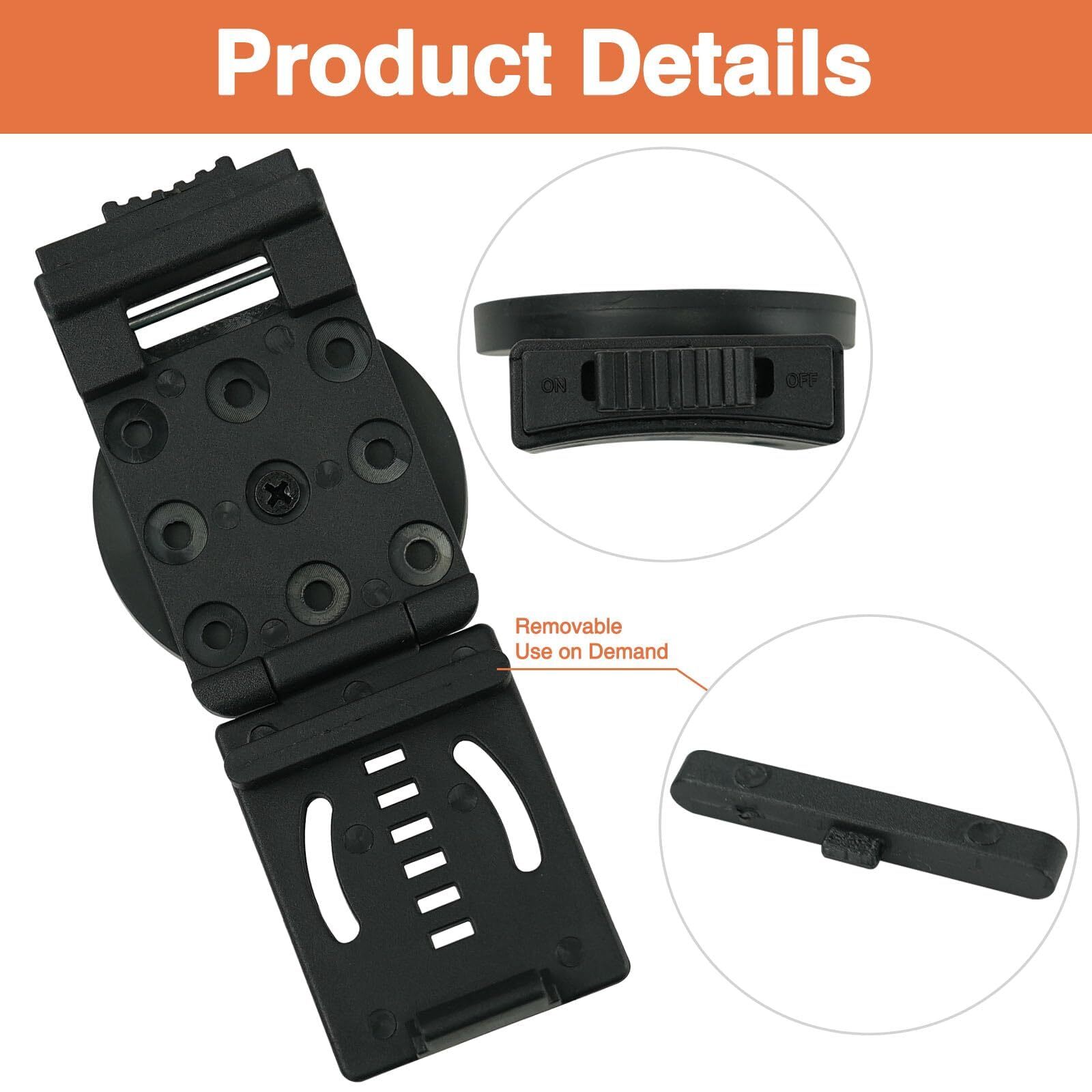 Tool Holster Belt Clip Heavy-Duty Belt Magnetic Clip Non-Slip Strong Magnetic