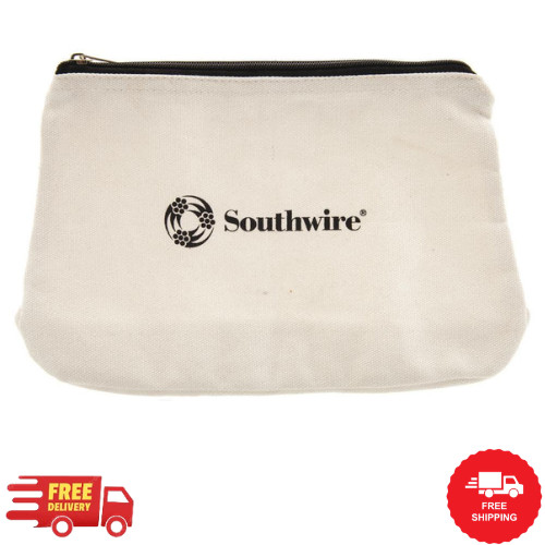 12 In. Canvas Zipper Bag Tool Pouch
