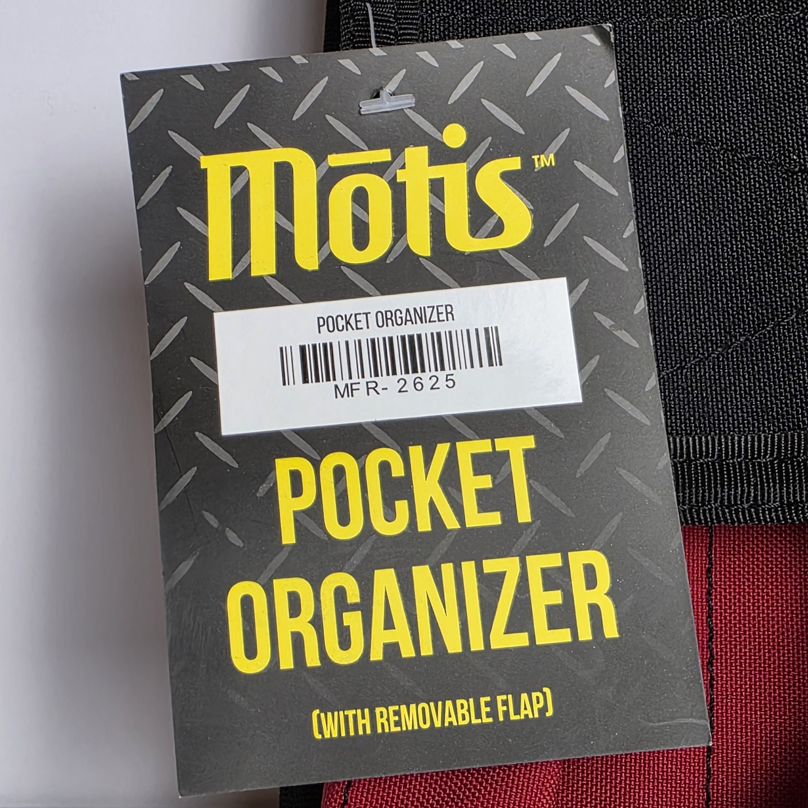 Motis Fire Pocket Organizer Pouch with Webbing Carry Handle Removable Flap