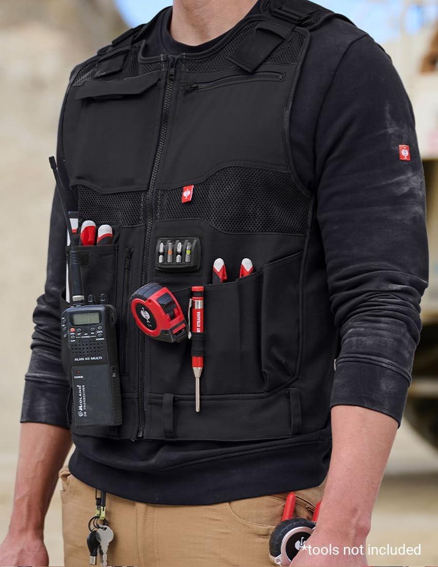 E.S.Iconic Tool Vest – Durable, Functional, and Stylish Workwear Solution