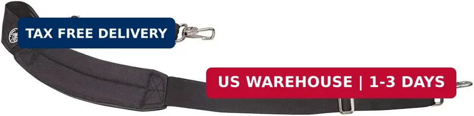 Klein Tools 58889 Padded Adjustable Shoulder Strap, 37 to 55-Inch, for Klein Too