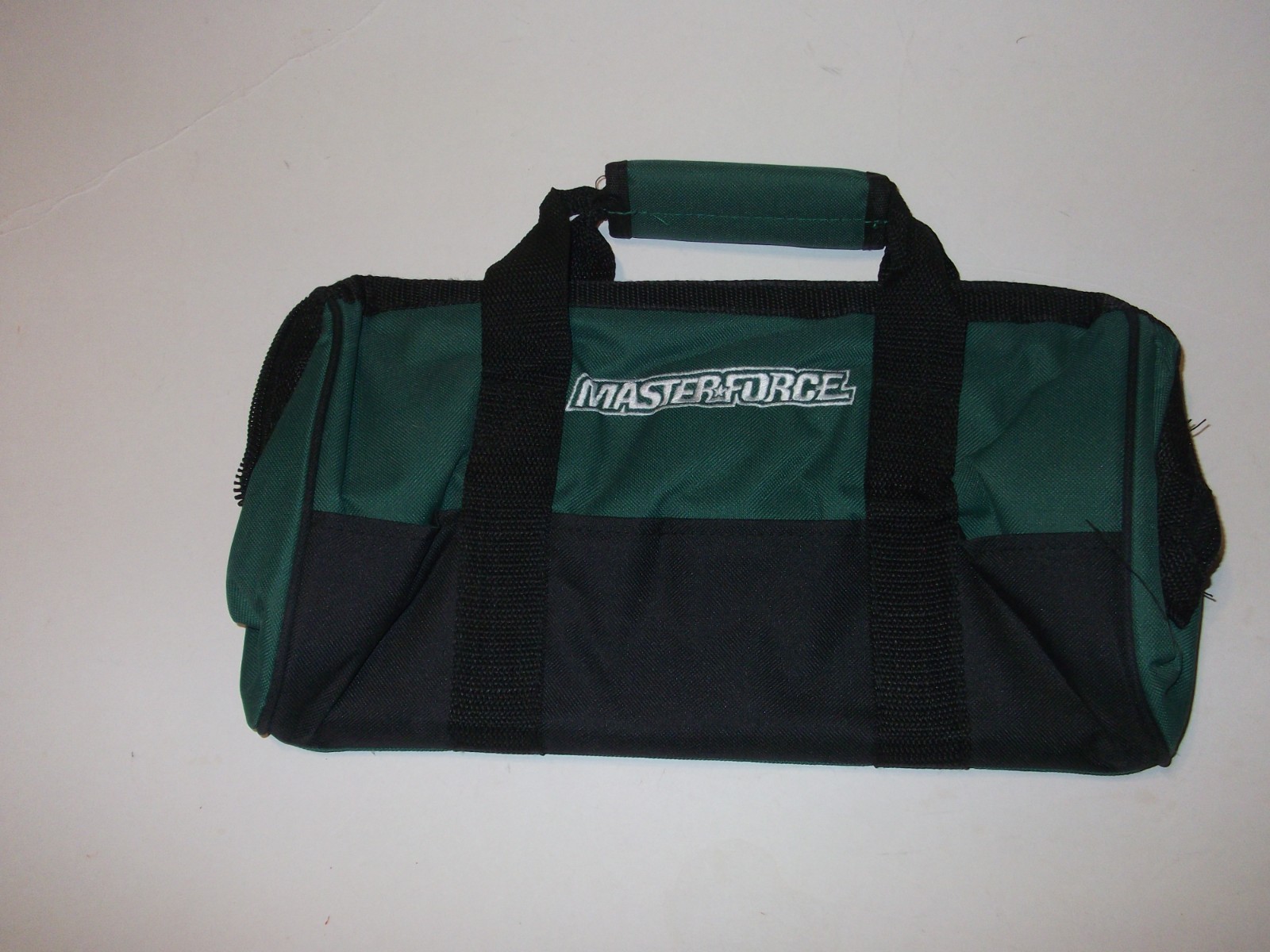 14″ Tool Bag Large Zippered Main Compartment 3 Pocket Exterior Heavy Duty Fabric