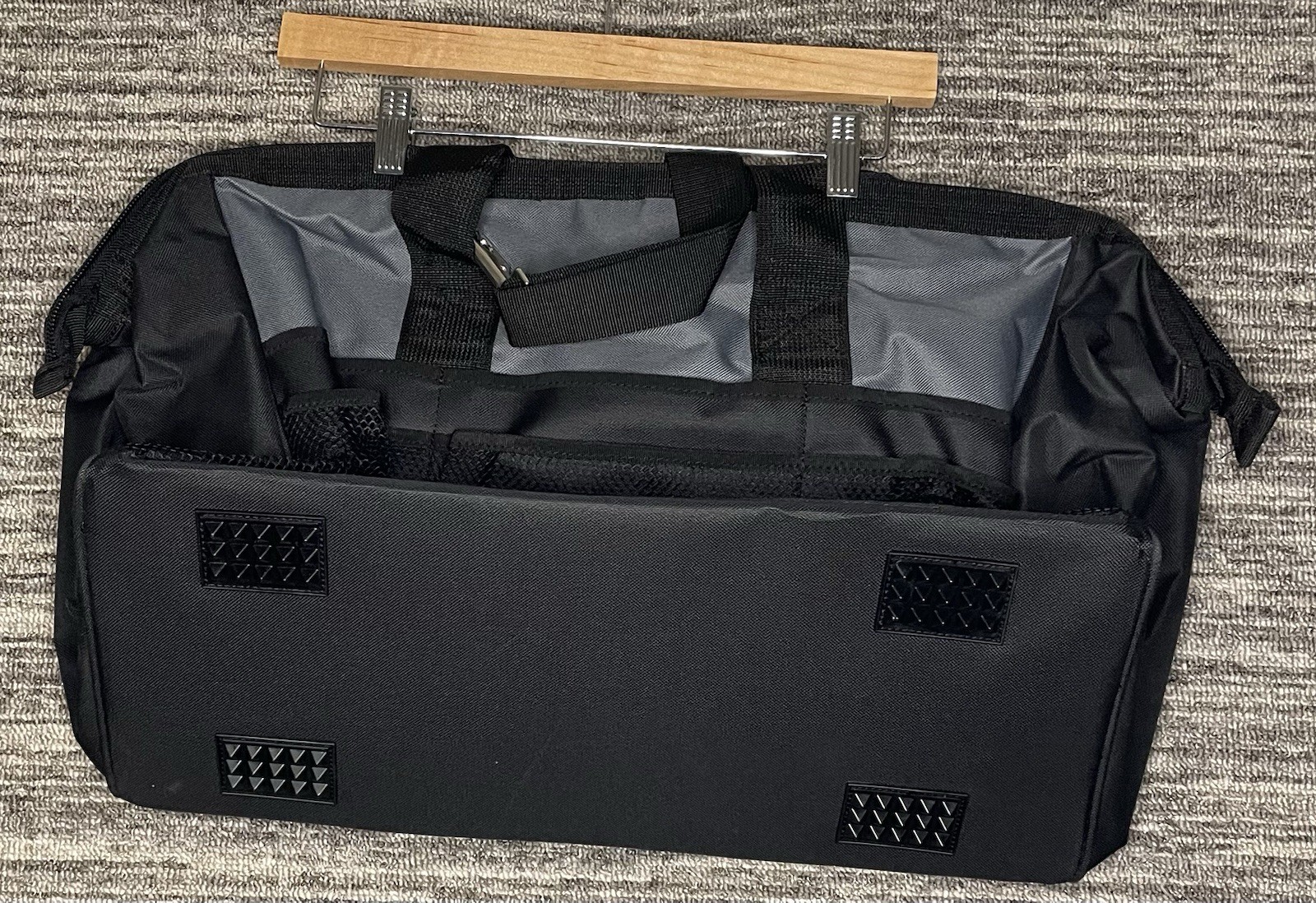 Kraft Tool WL102 Tool Bag – Black/Gray Nylon, 12 Pockets, NWT in Original Bag