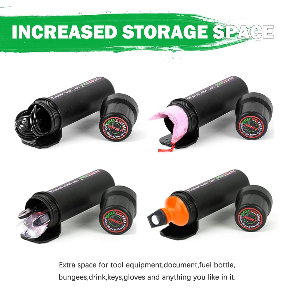 Motorcycle Off-Road Universal Waterproof Tool Tube Gloves Raincoat Storage Bo…