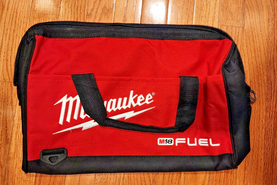 Milwaukee M18 FUEL 16″ Heavy Duty Canvas Tool Bag (16 x 9 x 10) w/ 6 Pockets