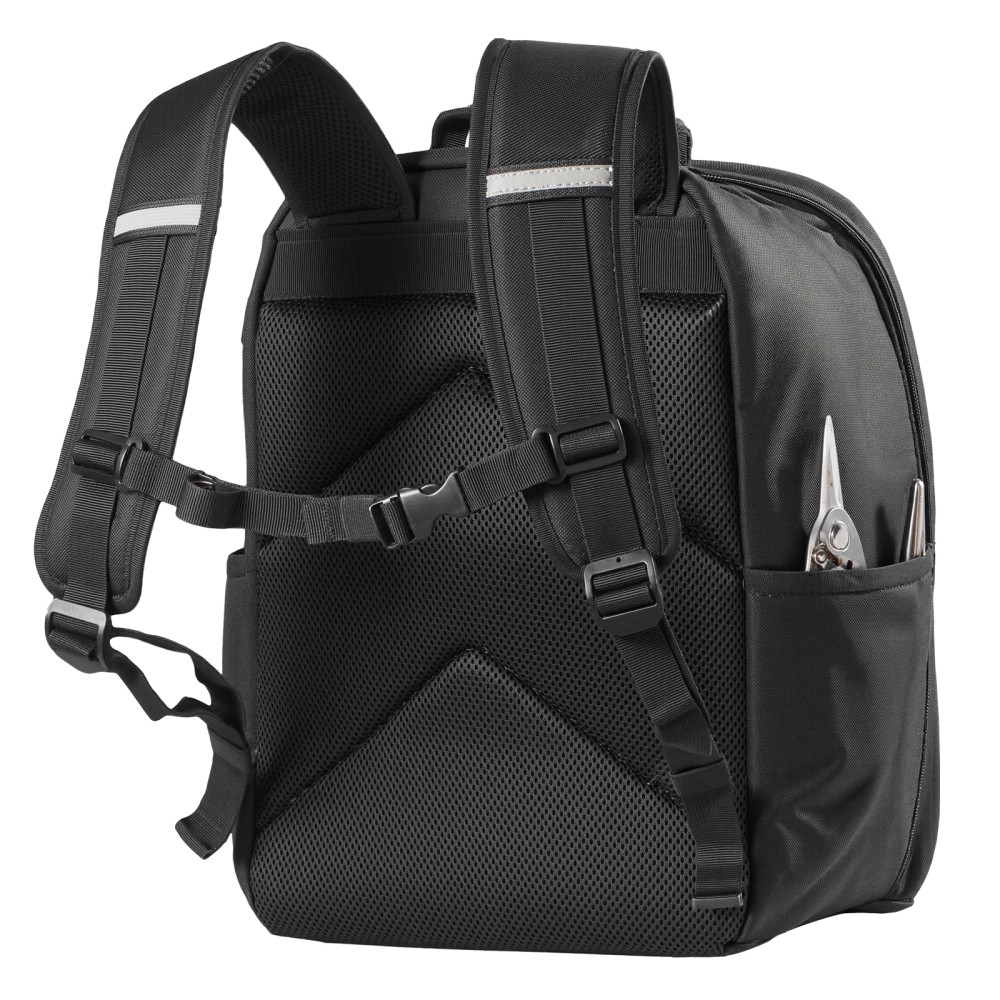 Tool Backpack 49 Pockets Tear-resistant Jobsite Backpack for Electrician