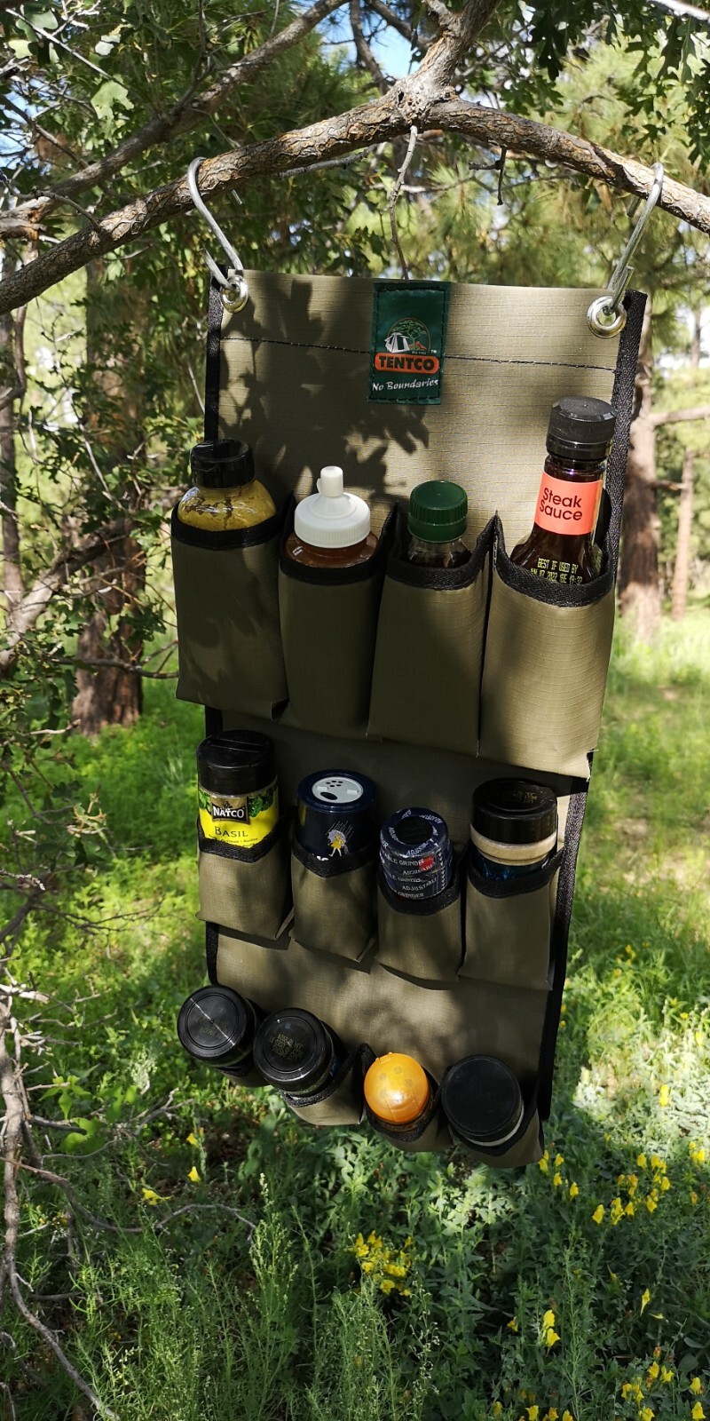 Canvas Spice Rack camping picnic overland vanlife 4×4