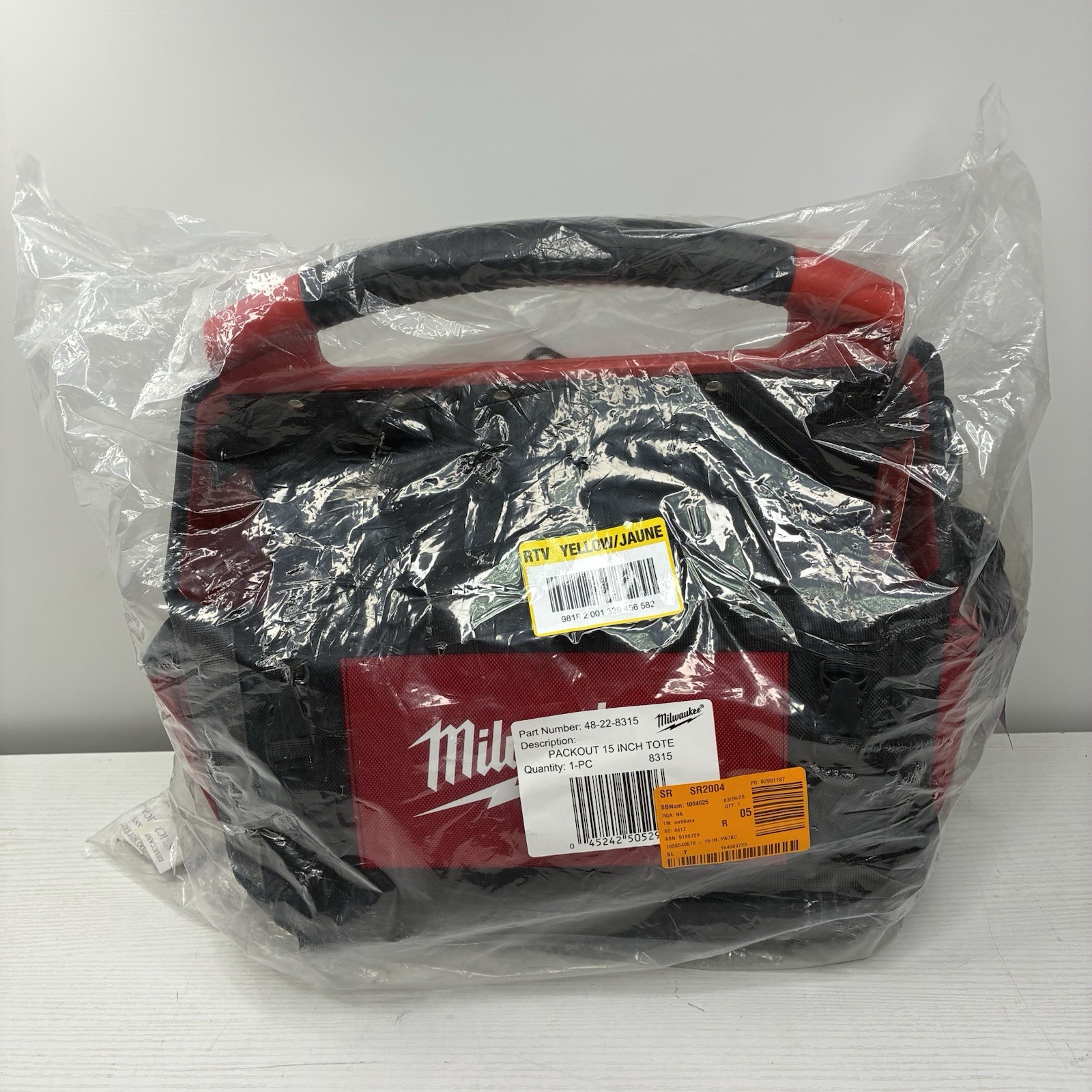 Milwaukee 48-22-8315 Packout, 15″, Storage Tote