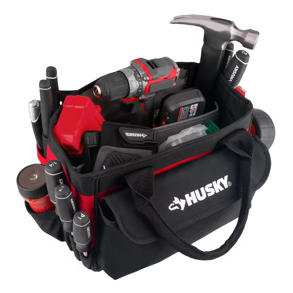 14 In. Open Tool Bag with 15 Pockets Free Shipping New