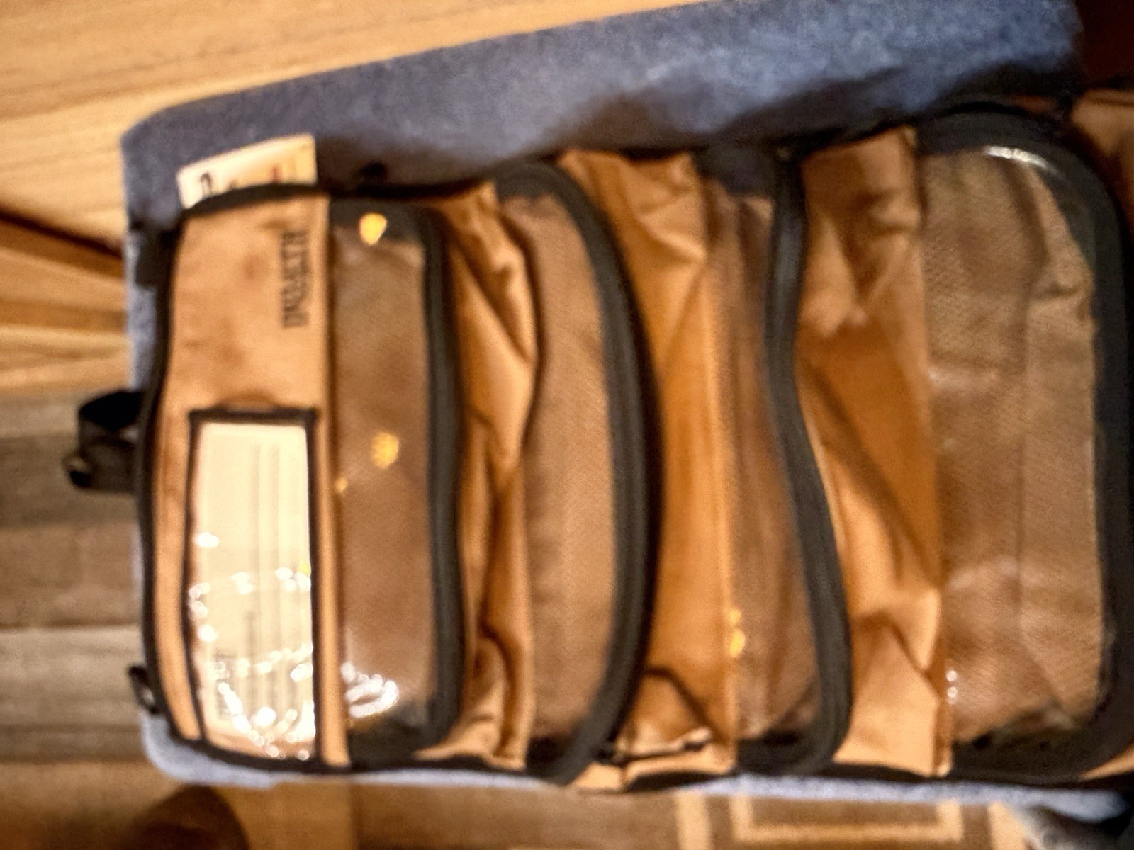 Fire Hose Tool Roll – Brown – Heavy-Duty Tool Organizer. New With Tags