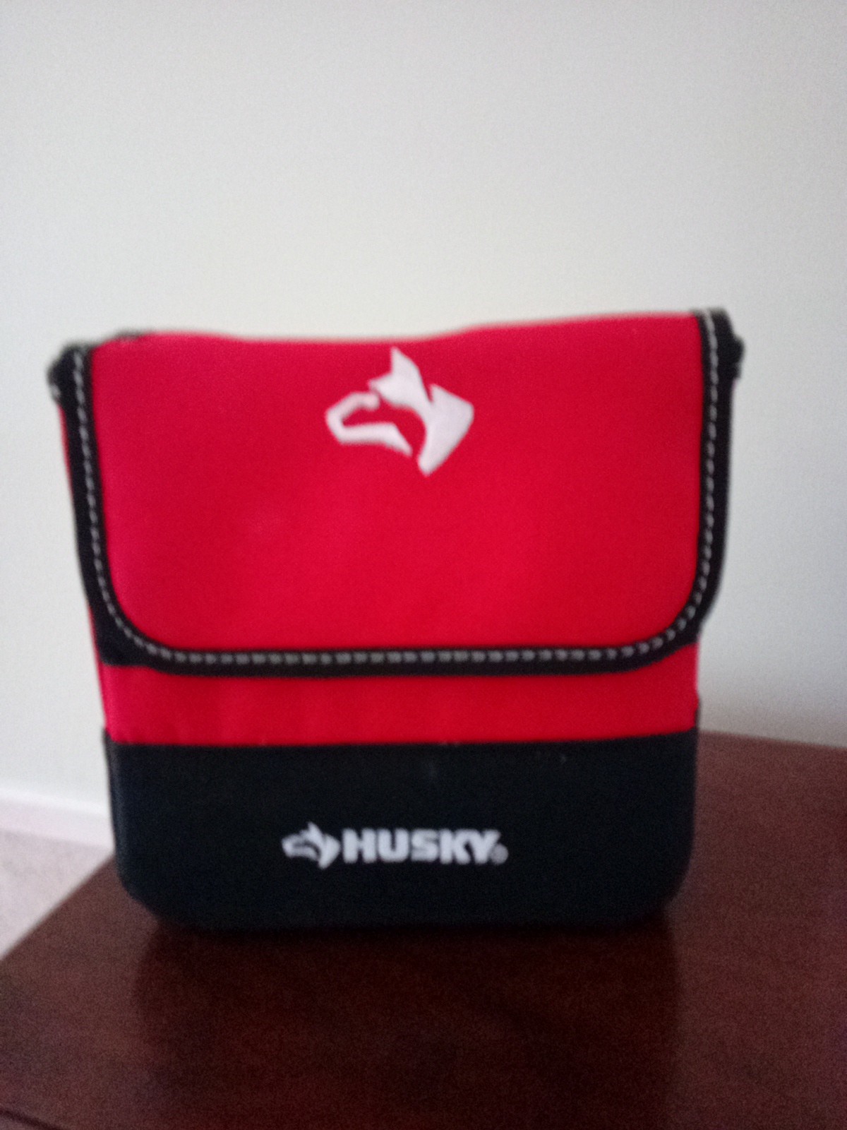 Husky 7 In. Rugged Storage Pouch With Protective Flap Belt Clip & Belt Loop NEW