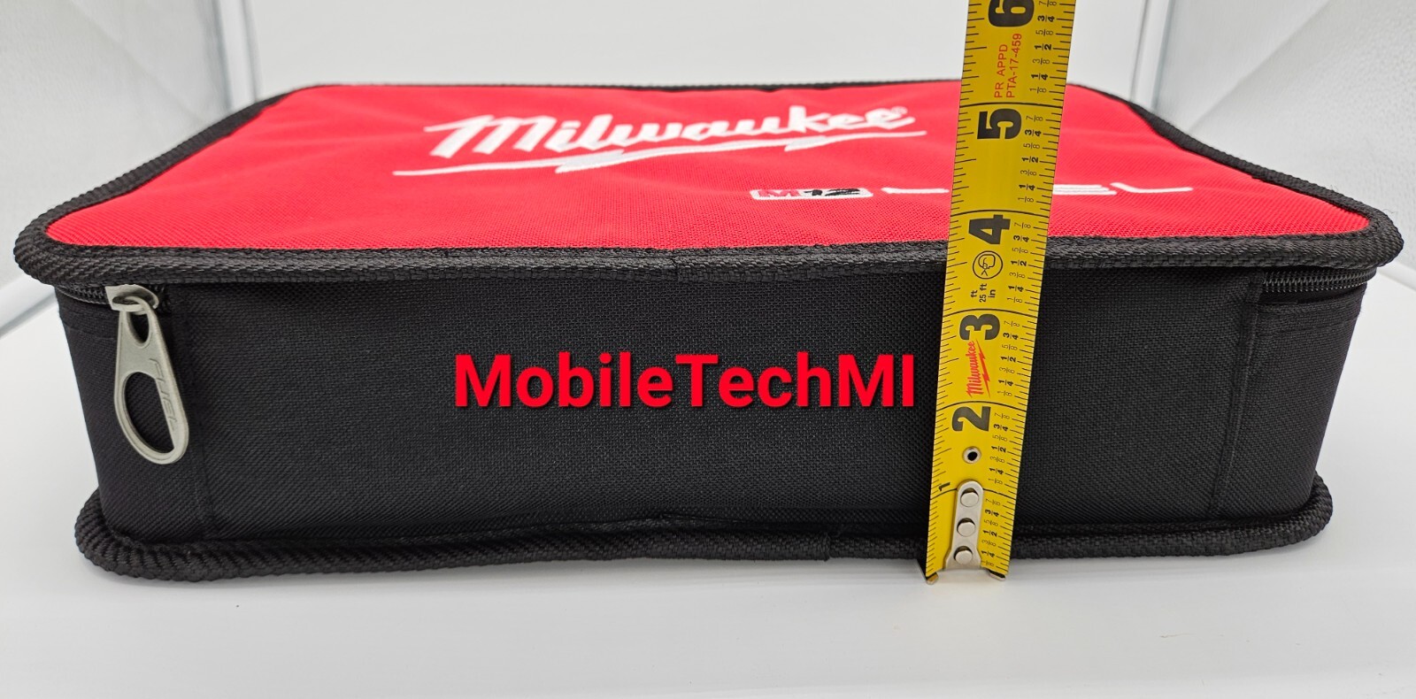 NEW Milwaukee FUEL Logo 14” M12 Zipper Contractor Soft Case Tote Empty Tool Bag