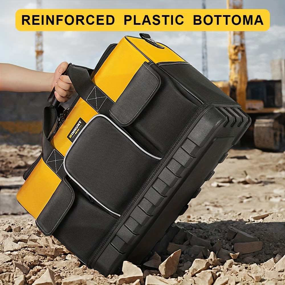 20″ Heavy-Duty Tool Bag, 16-Pocket Portable Empty Toolbox Organizer Storage