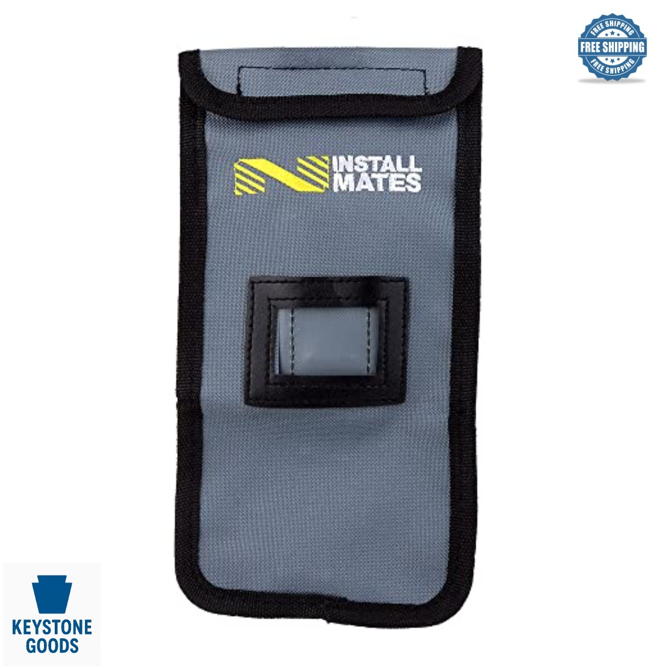 Cable Tie Pouch Holds 7 Inch Grey Nylon Belt Hook D Ring Tool Bag Attachment