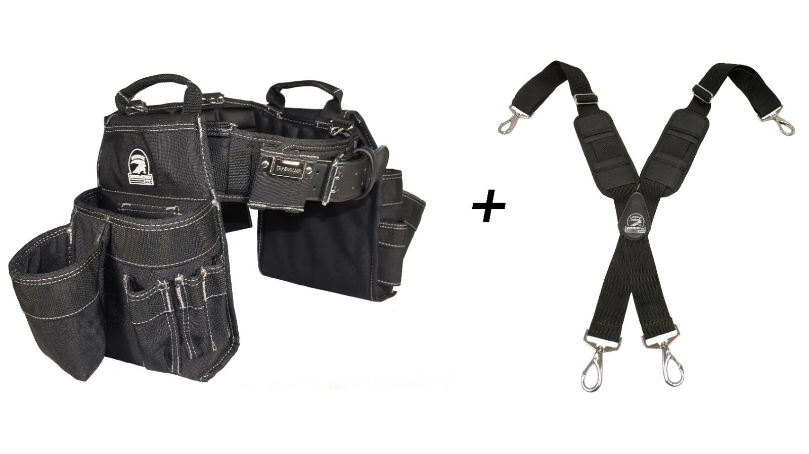 Gatorback B140+B606, Carpenters Tool Belt & Suspenders Combo. Sizes (S – 3XL)