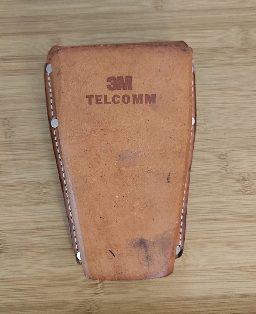 3M TELCOMM Leather Tool Holster Light Tan